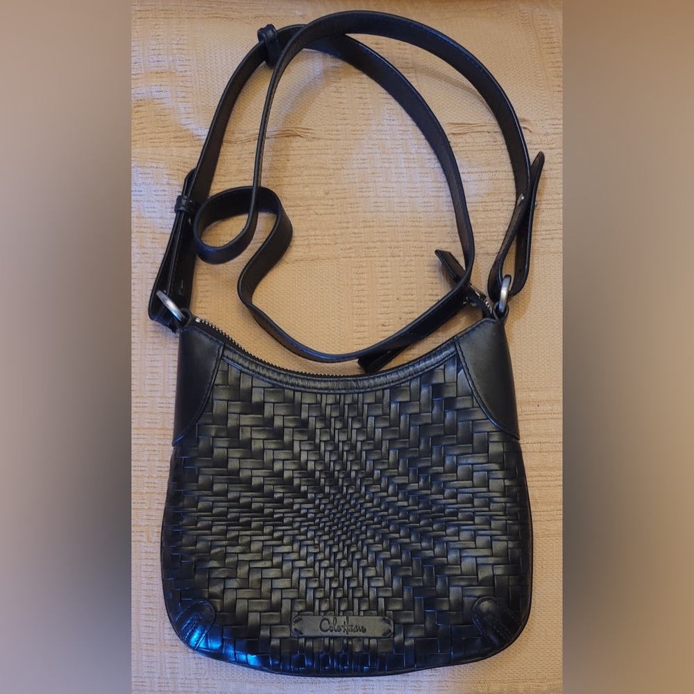 Cole Haan Black Leather Crossbody Bag